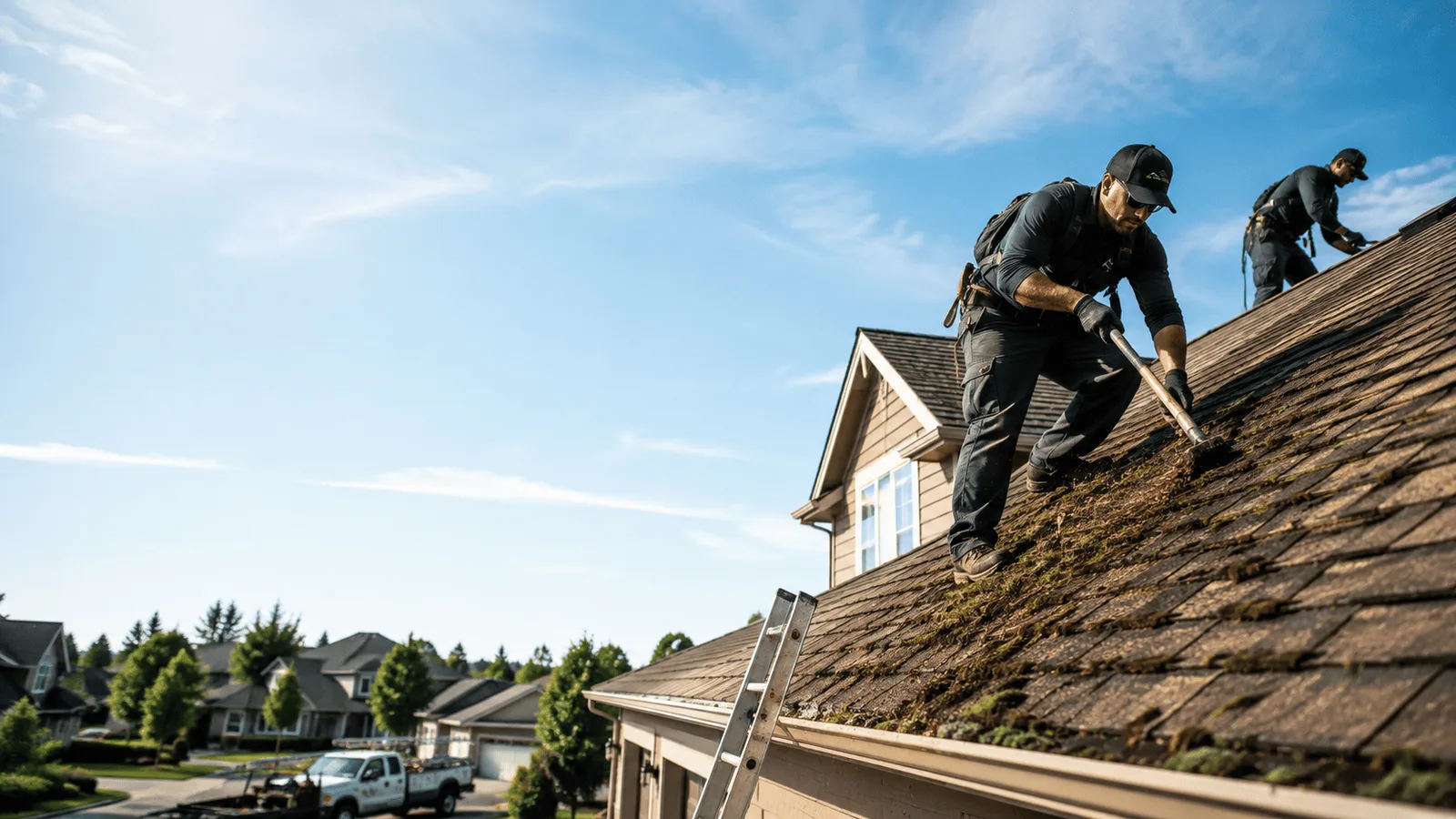 Roof Moss Removal in Kossuth, PA near me